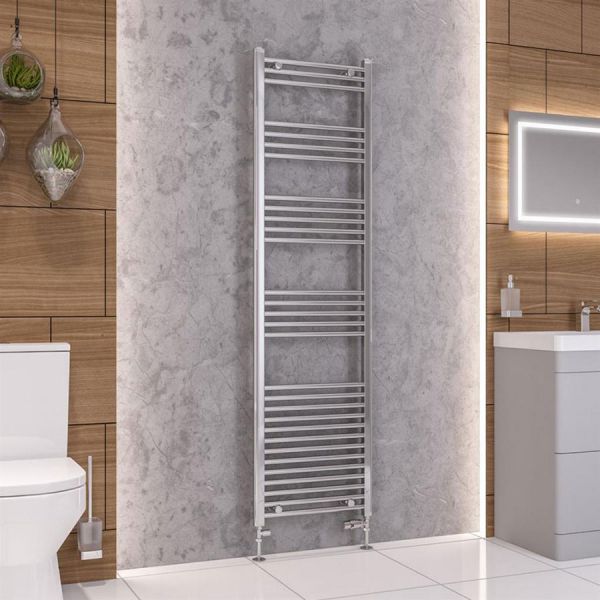 Eastbrook Wendover 1800 x 500 Straight Chrome Towel Rail #2