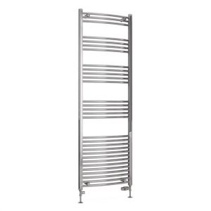 Eastbrook Wendover 1800 x 600 Curved Chrome Towel Rail