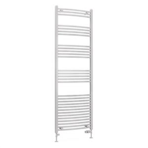 Eastbrook Wendover 1800 x 600 Curved White Towel Rail