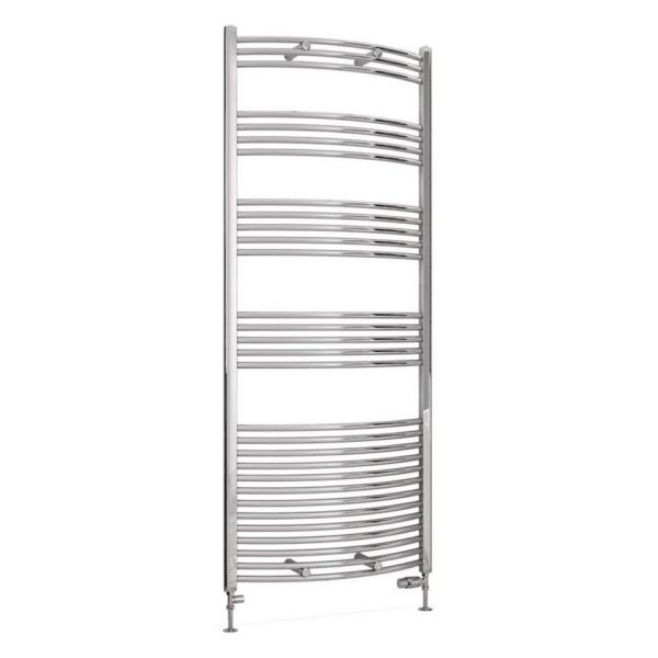 Eastbrook Wendover 1800 x 750 Curved Chrome Towel Rail