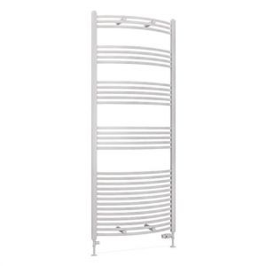 Eastbrook Wendover 1800 x 750 Curved White Towel Rail