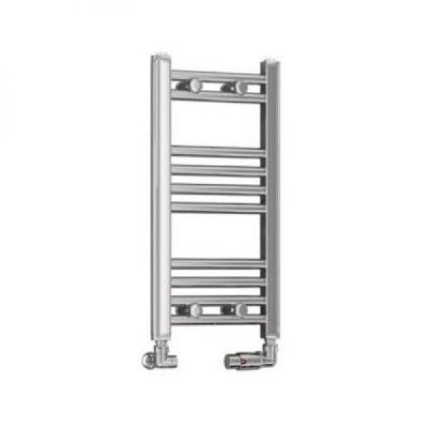 Eastbrook Wendover 600 x 300 Straight Chrome Towel Rail