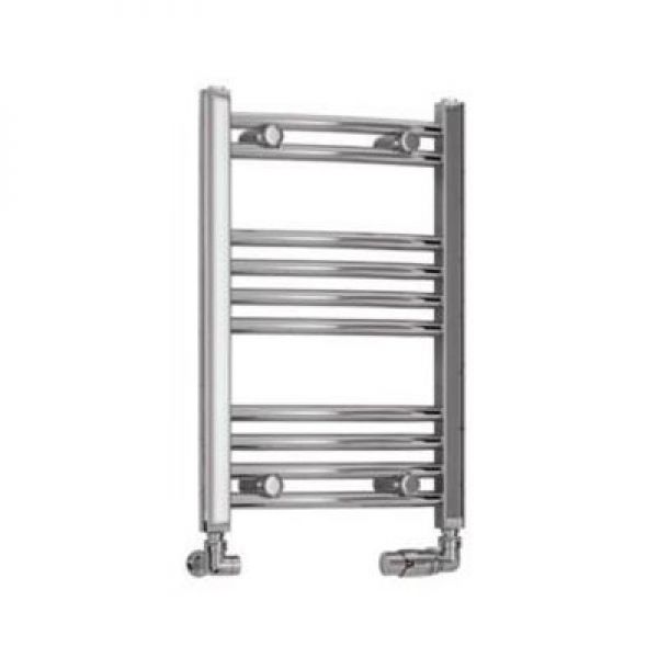 Eastbrook Wendover 600 x 400 Curved Chrome Towel Rail