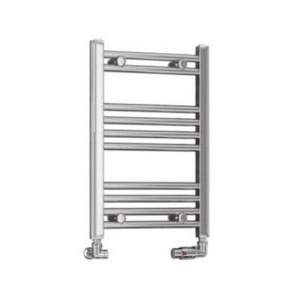 Eastbrook Wendover 600 x 400 Straight Chrome Towel Rail