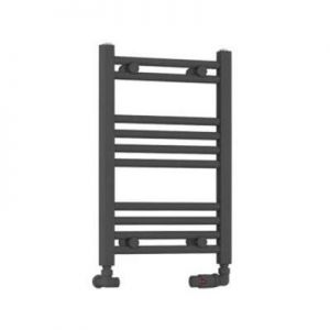 Eastbrook Wendover 600 x 400 Straight Anthracite Towel Rail