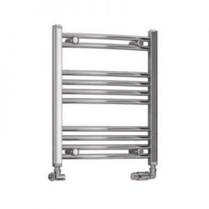 Eastbrook Wendover 600 x 500 Curved Chrome Towel Rail
