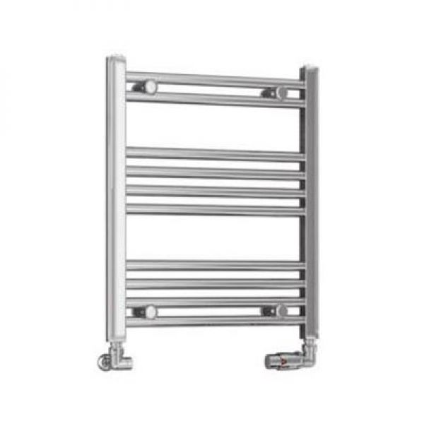 Eastbrook Wendover 600 x 500 Straight Chrome Towel Rail