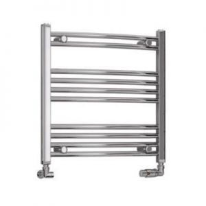 Eastbrook Wendover 600 x 600 Curved Chrome Towel Rail