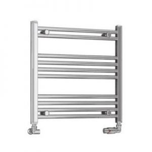 Eastbrook Wendover 600 x 600 Straight Chrome Towel Rail