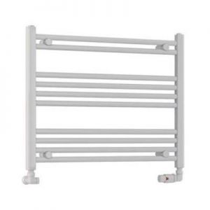 Eastbrook Wendover 600 x 750 Straight White Gloss Towel Rail