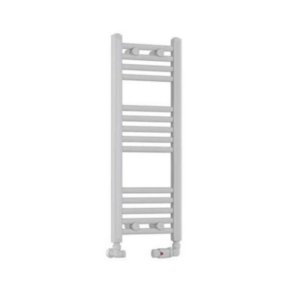 Eastbrook Wendover 800 x 300 Straight White Gloss Towel Rail