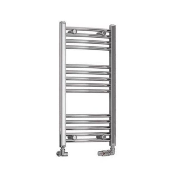Eastbrook Wendover 800 x 400 Curved Chrome Towel Rail