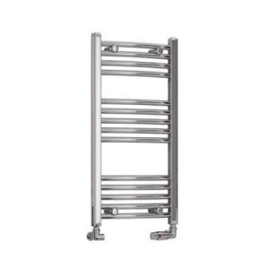Eastbrook Wendover 800 x 400 Curved Chrome Towel Rail