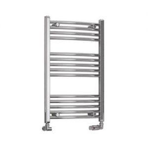 Eastbrook Wendover 800 x 500 Curved Chrome Towel Rail