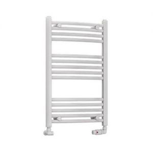 Eastbrook Wendover 800 x 500 Curved White Towel Rail