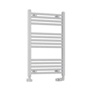 Eastbrook Wendover 800 x 500 Straight White Gloss Towel Rail