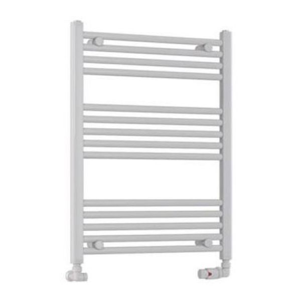 Eastbrook Wendover 800 x 600 Straight White Gloss Towel Rail