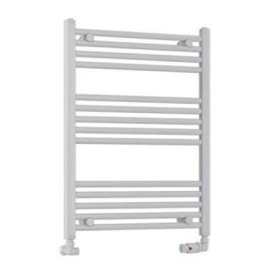 Eastbrook Wendover 800 x 600 Straight White Gloss Towel Rail