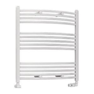 Eastbrook Wendover 800 x 750 Curved White Towel Rail