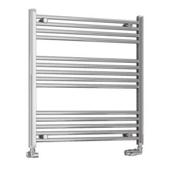 Eastbrook Wendover 800 x 750 Straight Chrome Towel Rail