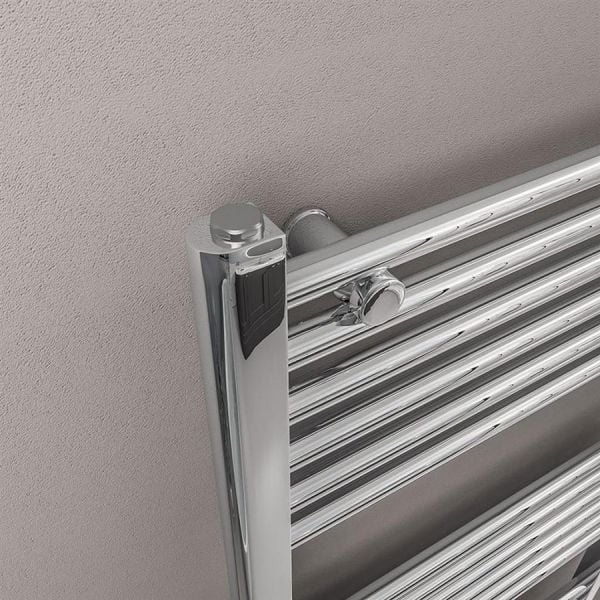 Eastbrook Westward 600 x 500 Straight Chrome Towel Rail #3