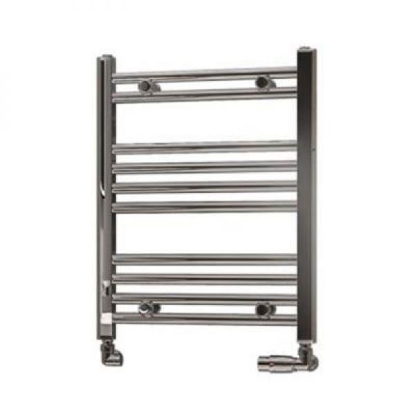 Eastbrook Westward 600 x 500 Straight Chrome Towel Rail