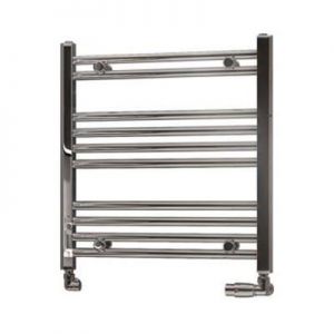 Eastbrook Westward 600 x 600 Straight Chrome Towel Rail
