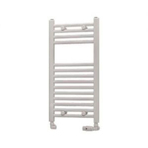 Eastbrook Westward 800 x 400 Straight WHITE GLOSS Towel Rail