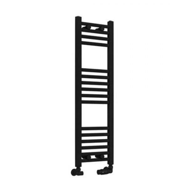 Eastbrook Wingrave 1000 x 300 Straight Matt Black Towel Rail