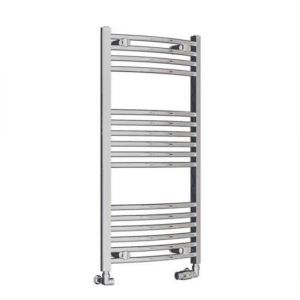 Eastbrook Wingrave 1000 x 500 Curved Chrome Towel Rail