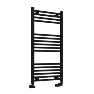 Eastbrook Wingrave 1000 x 500 Straight Matt Black Towel Rail