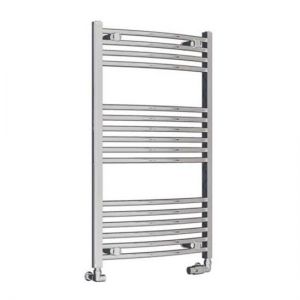 Eastbrook Wingrave 1000 x 600 Curved Chrome Towel Rail