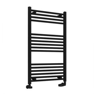 Eastbrook Wingrave 1000 x 600 Straight Matt Black Towel Rail