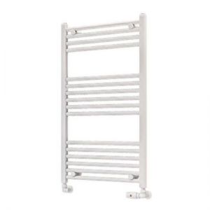Eastbrook Wingrave 1000 x 600 Straight Matt White Towel Rail