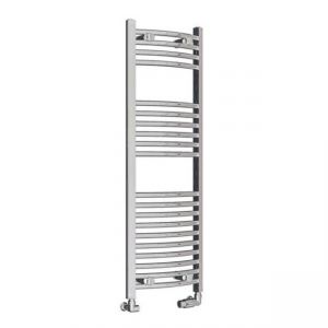 Eastbrook Wingrave 1200 x 400 Curved Chrome Towel Rail