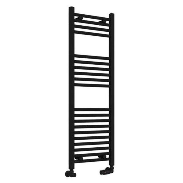 Eastbrook Wingrave 1200 x 400 Straight Matt Black Towel Rail