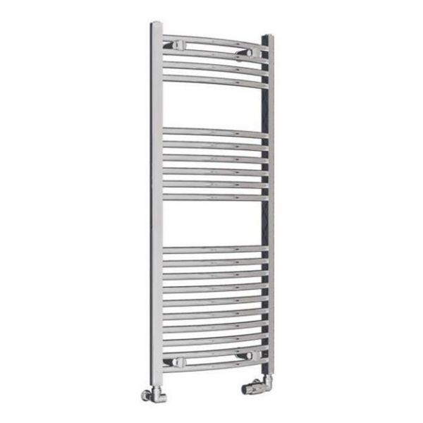 Eastbrook Wingrave 1200 x 500 Curved Chrome Towel Rail