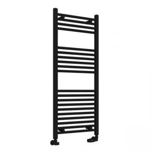 Eastbrook Wingrave 1200 x 500 Straight Matt Black Towel Rail