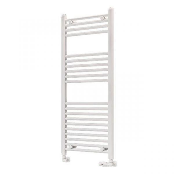 Eastbrook Wingrave 1200 x 500 Straight Matt White Towel Rail