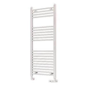 Eastbrook Wingrave 1200 x 500 Straight Matt White Towel Rail
