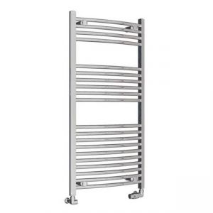 Eastbrook Wingrave 1200 x 600 Curved Chrome Towel Rail