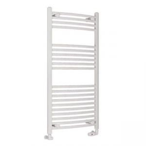 Eastbrook Wingrave 1200 x 600 Curved Gloss White Towel Rail
