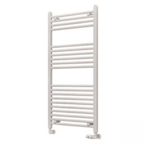 Eastbrook Wingrave 1200 x 600 Straight Gloss White Towel Rail