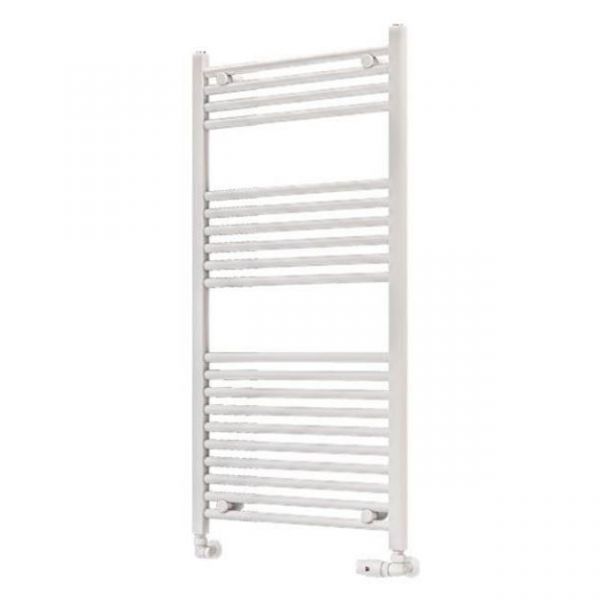 Eastbrook Wingrave 1200 x 600 Straight Matt White Towel Rail