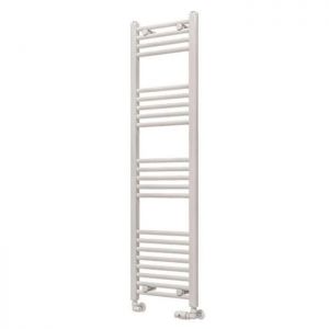 Eastbrook Wingrave 1400 x 400 Straight Gloss White Towel Rail