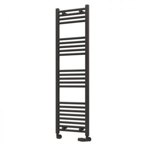 Eastbrook Wingrave 1400 x 400 Straight Anthracite Towel Rail