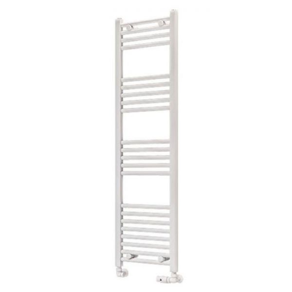 Eastbrook Wingrave 1400 x 400 Straight Matt White Towel Rail