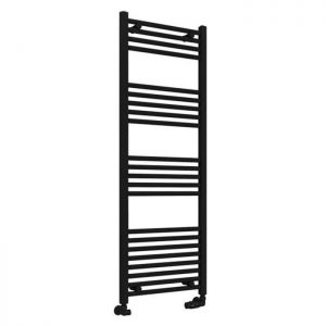 Eastbrook Wingrave 1400 x 500 Straight Matt Black Towel Rail