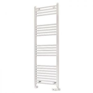 Eastbrook Wingrave 1400 x 500 Straight Matt White Towel Rail