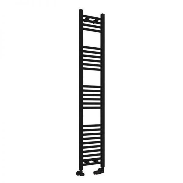Eastbrook Wingrave 1600 x 300 Straight Matt Black Towel Rail